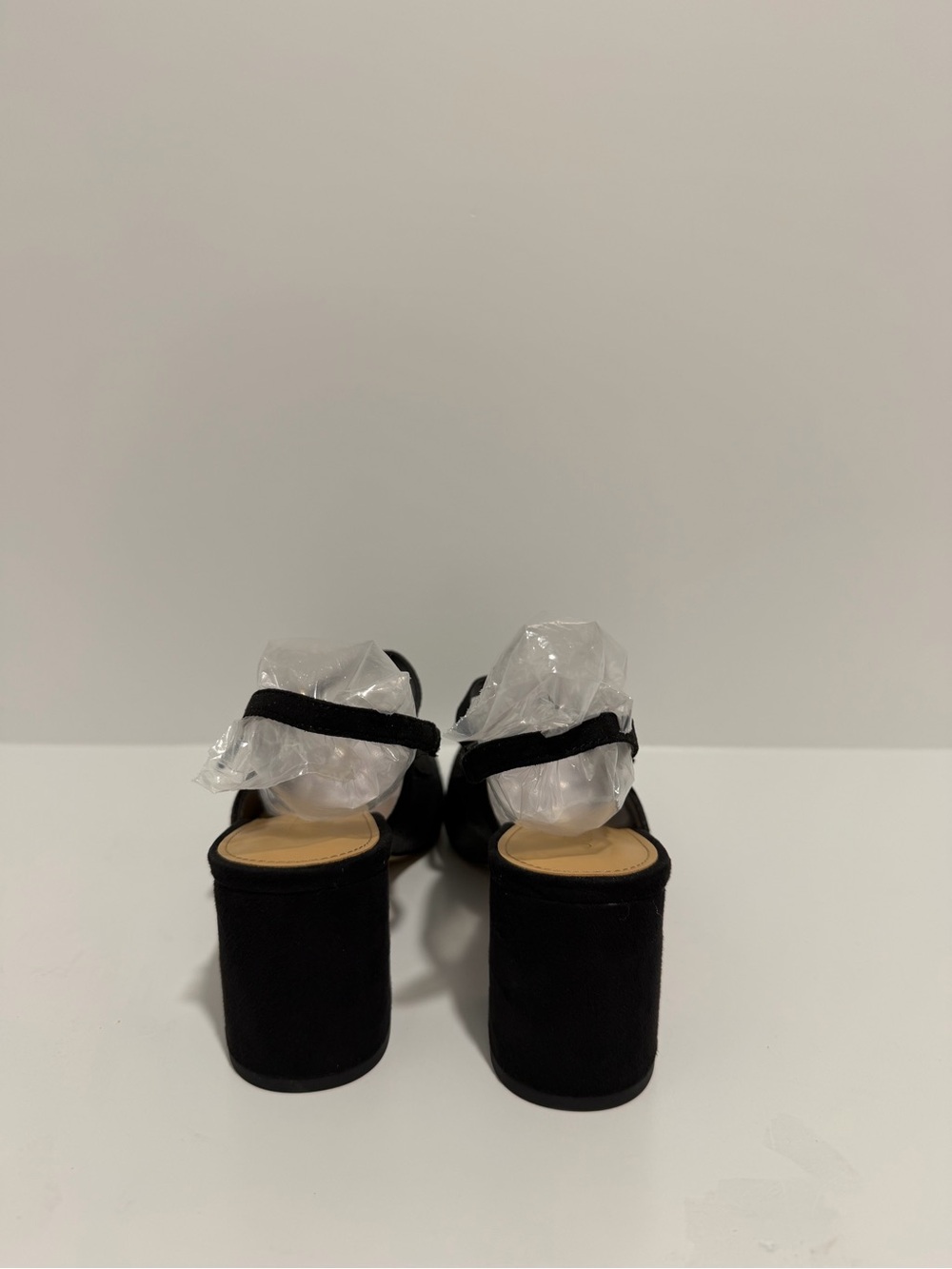 NEW J. Crew Woven Slingback Heels Black Raffia Multi 8 block heel CR274 $138 - Picture 8 of 10